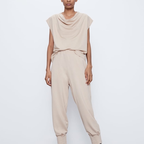 Zara Tops - Zara draped neckline top
